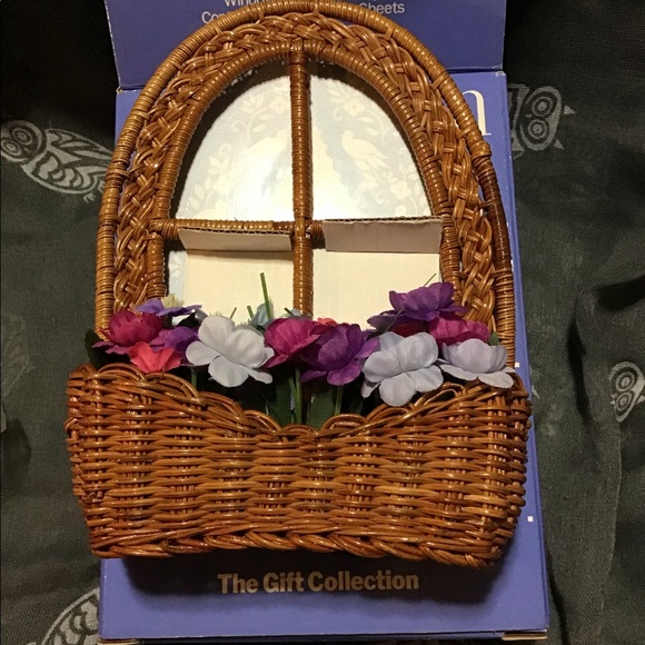 Avon Office Avon Window View Stationary Wicker W Flowers Nib Poshmark